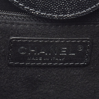 Chanel Caviar Medium Studded Deauville Tote Black 8 of 9