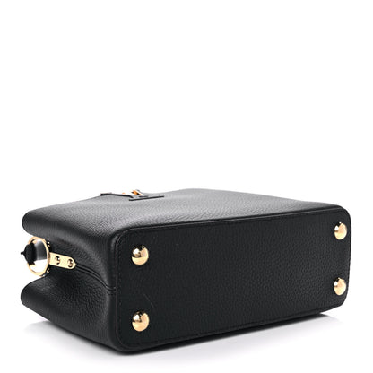 Louis Vuitton Taurillon Capucines BB Black 4 of 9