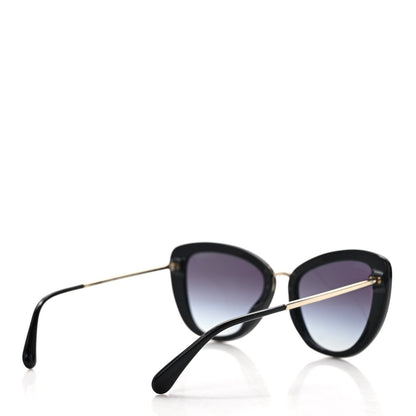 Chanel Polarized Cat Eye Sunglasses 5399-A Black 4 of 8