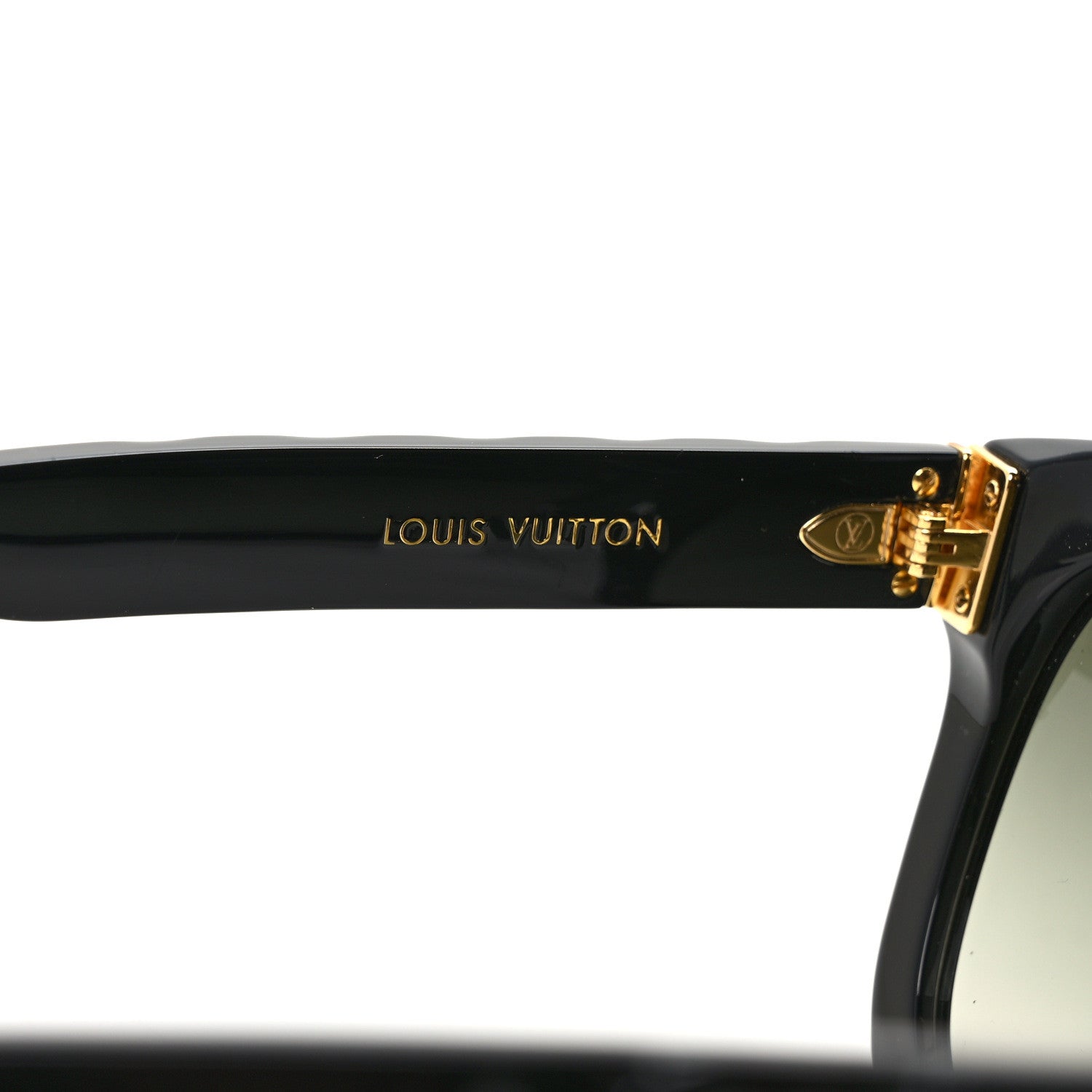 Louis Vuitton Acetate LV Empreinte Light Round Sunglasses Z1879W Black 5 of 7
