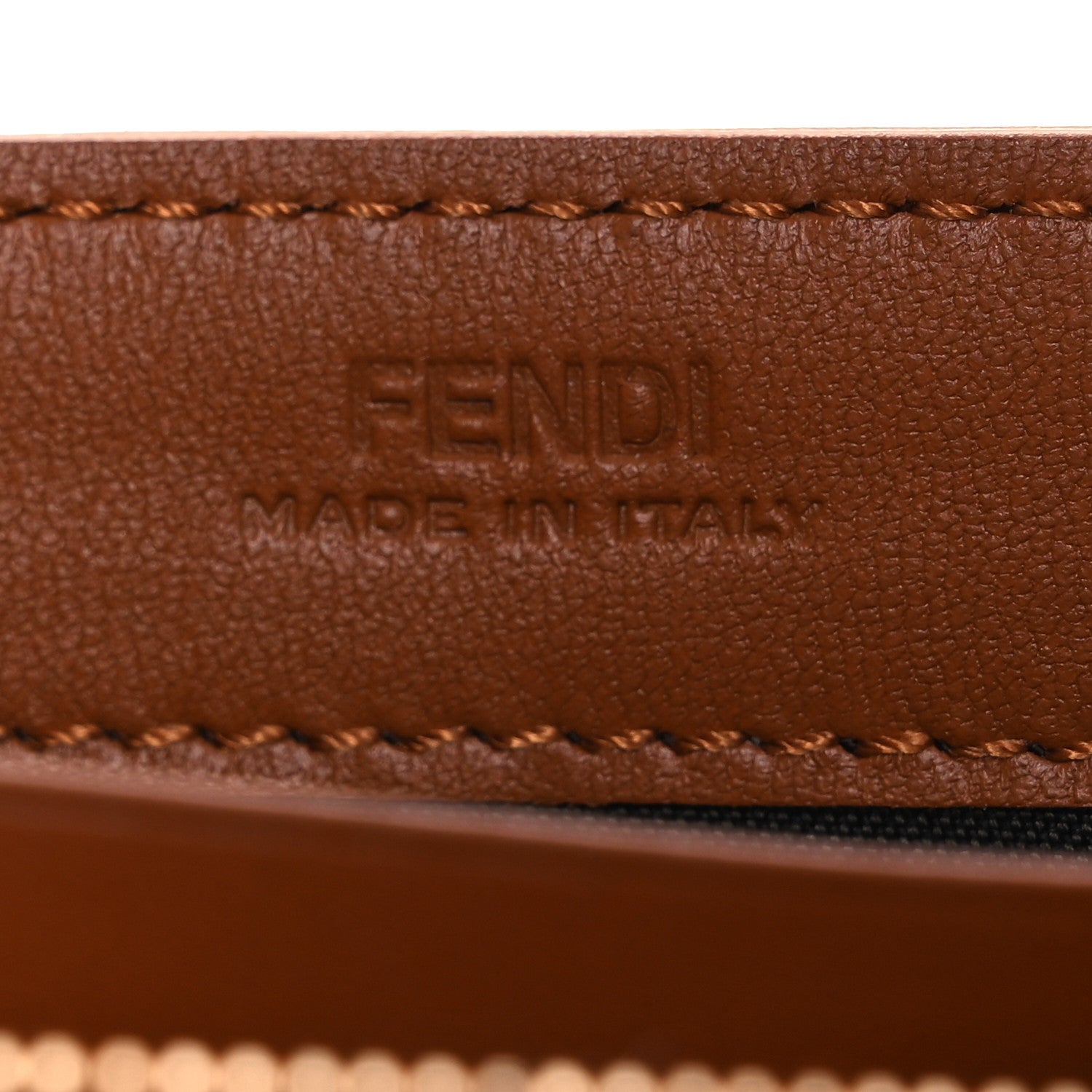 Fendi Nappa Matisse FF Embossed Continental Wallet On Chain Coloniale 6 of 11