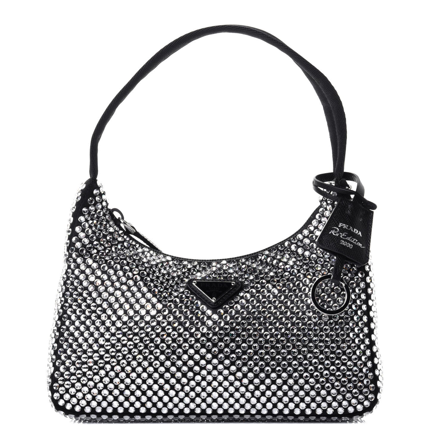 Prada Satin Crystal Mini Re-Edition 2000 Bag Cristal 1 of 9