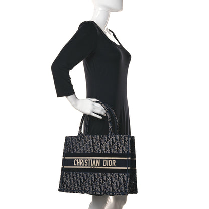 Christian Dior Oblique Velvet Medium Book Tote Blue Multicolor 2 of 11