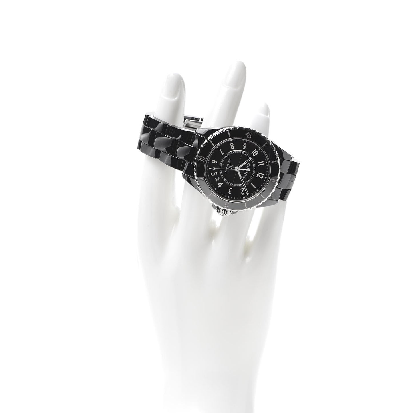 Stainless Steel Ceramic 38mm J12 Automatic Watch Black