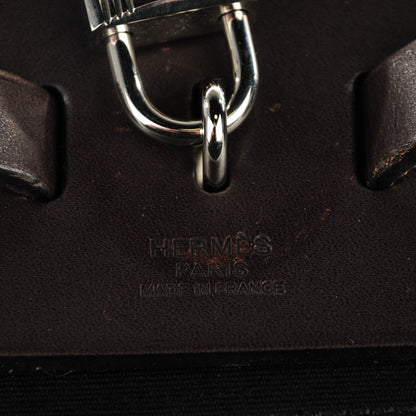 Hermes Toile Vache Hunter Herbag Zip 39 MM Black 10 of 14