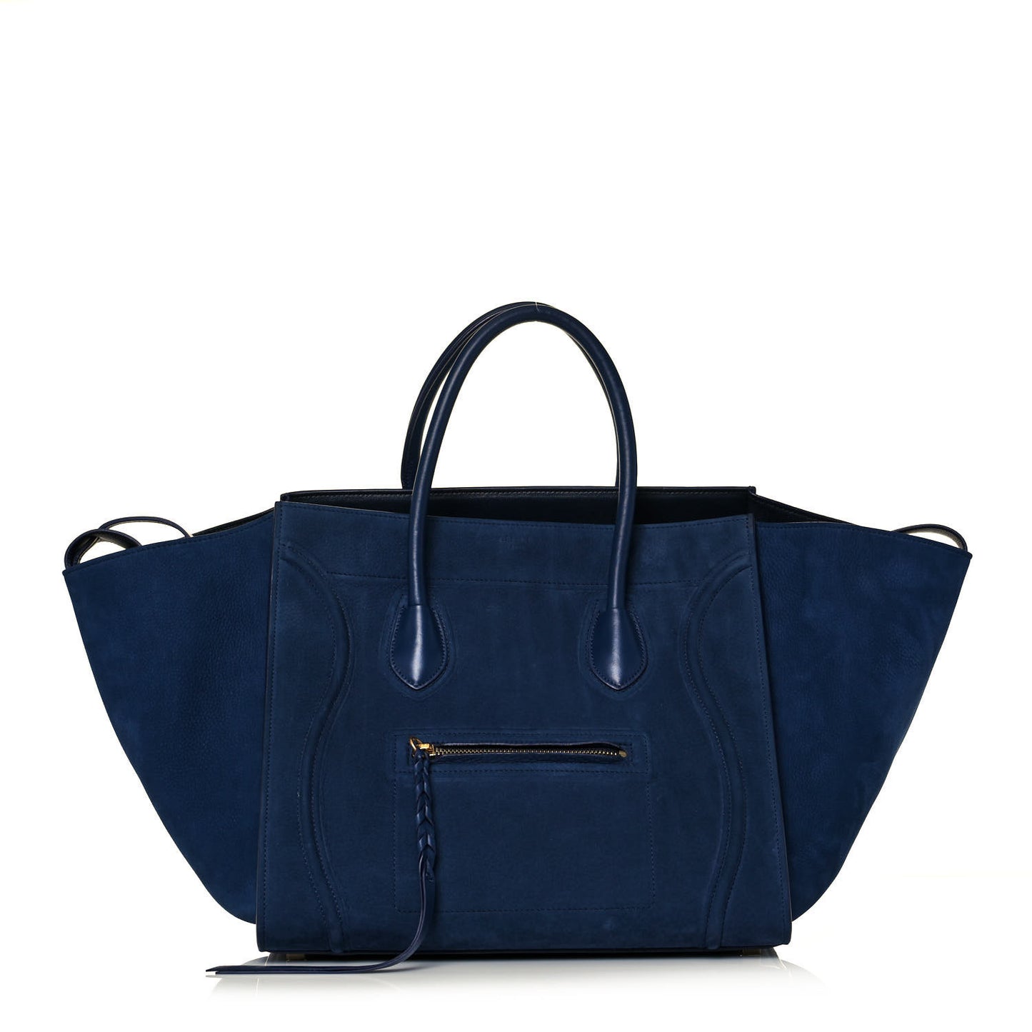 Nubuck Calfskin Medium Phantom Luggage Navy Blue
