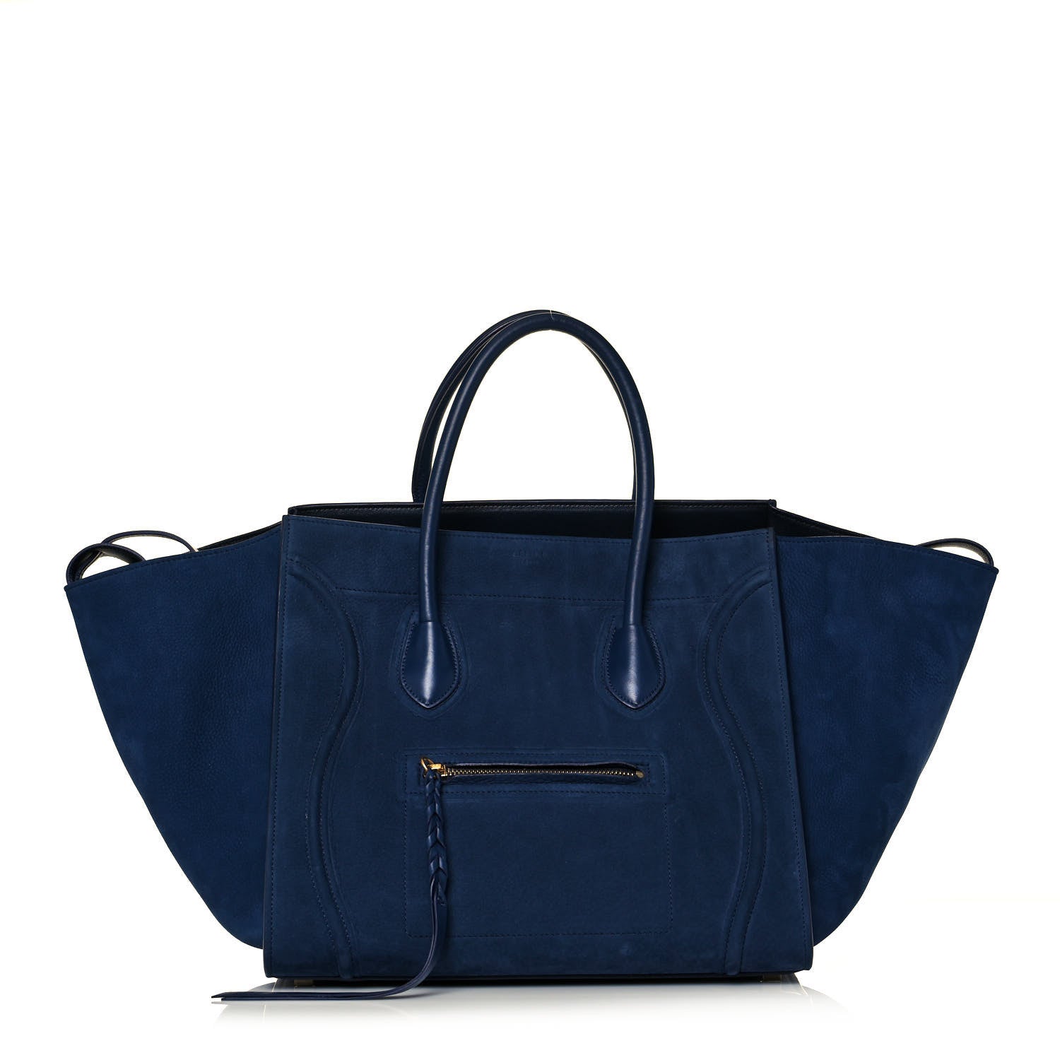 Celine Nubuck Calfskin Medium Phantom Luggage Navy Blue 1 of 15