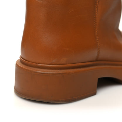 Hermes Calfskin Variation Jumping Boots 38 Naturel 12 of 13