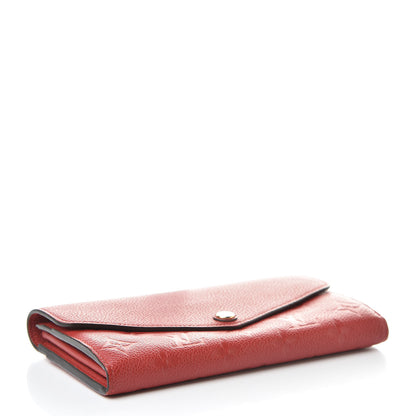 Louis Vuitton Empreinte Sarah Wallet NM Cherry 4 of 8