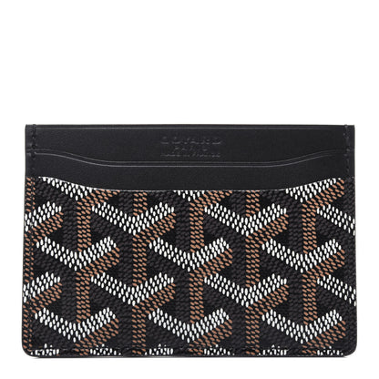 Goyard Goyardine Saint Sulpice Card Holder Black 1 of 9