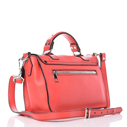 Proenza Schouler Grainy Calfskin Tiny PS1 Satchel Geranium 3 of 12