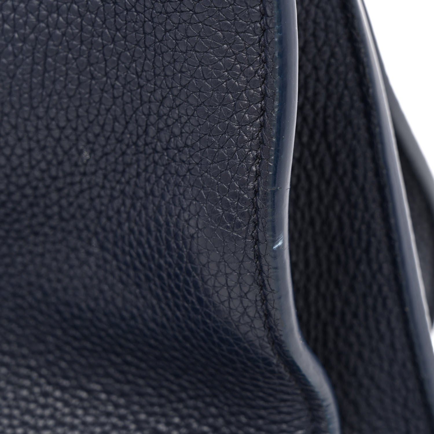 Saint Laurent Grained Calfskin Small Supple Sac De Jour Navy 12 of 16