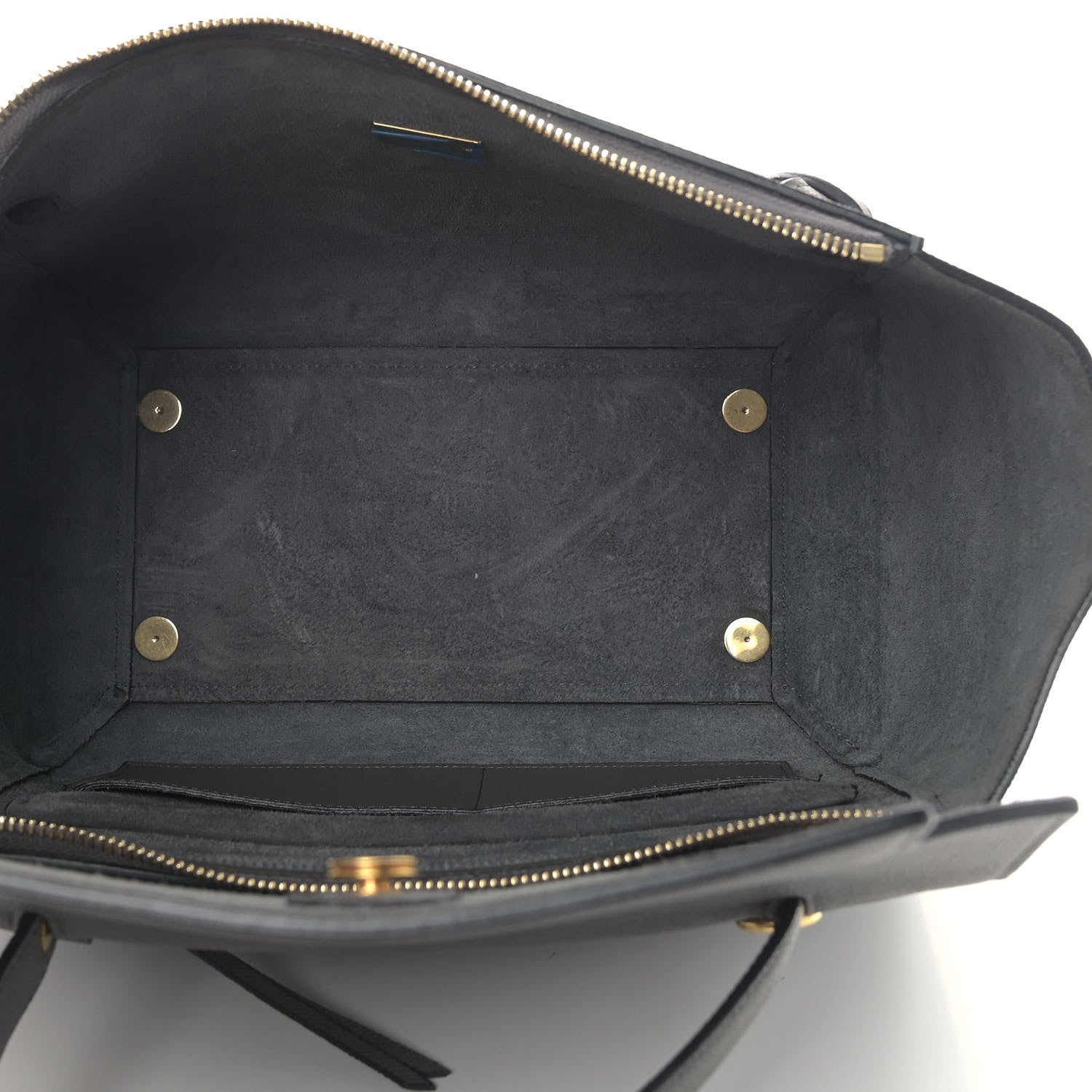 Celine Grained Calfskin Mini Belt Bag Grey 4 of 9
