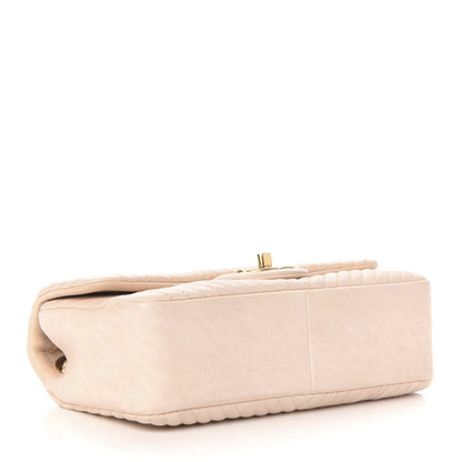 Chanel Calfskin Chevron Small Surpique Flap Ivory 4 of 10