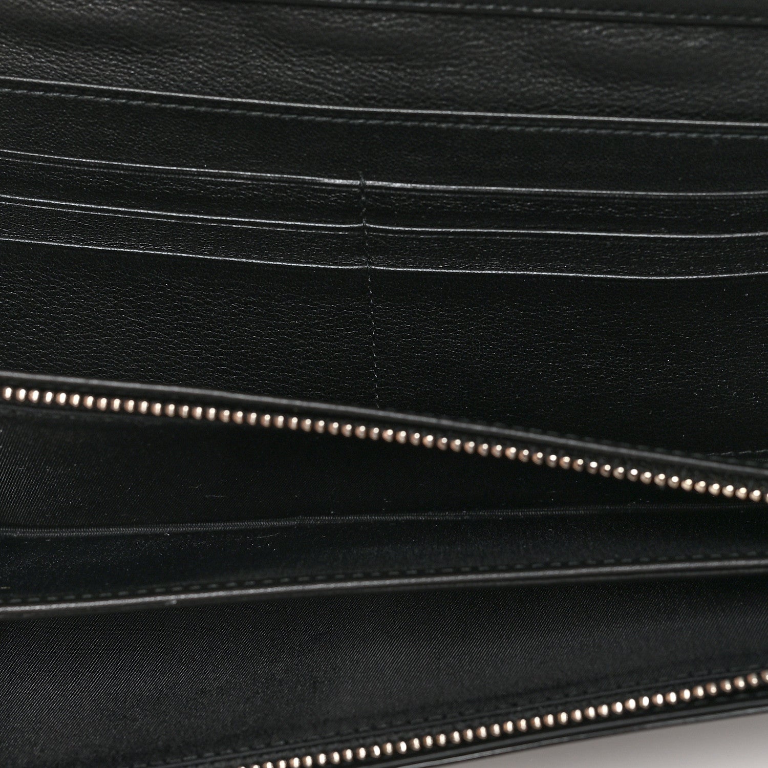 Christian Dior Patent Cannage Lady Dior Rendezvous Wallet On Chain Black Black 6 of 11