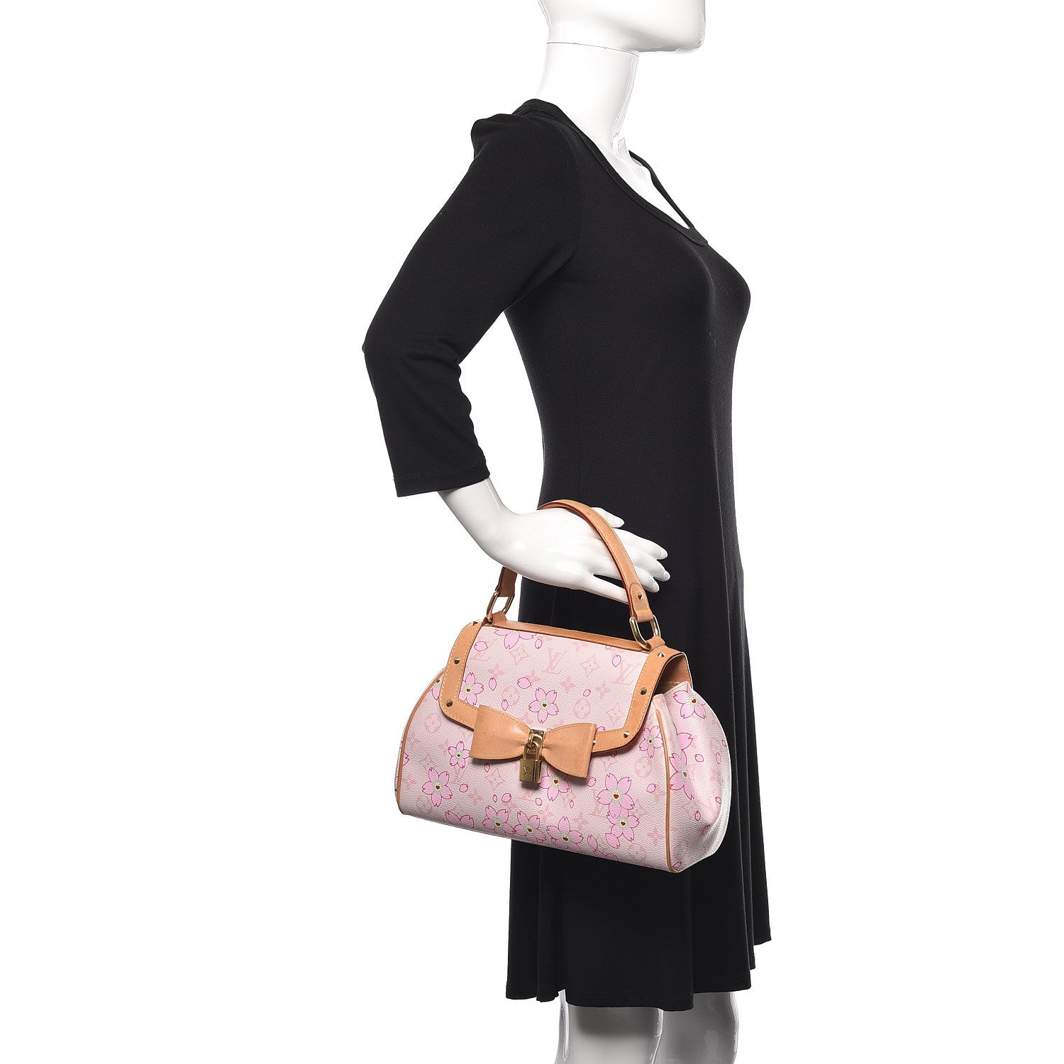 Louis Vuitton Monogram Cherry Blossom Sac Retro Pink 2 of 15