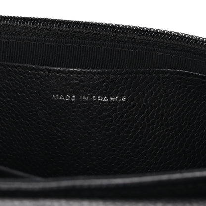 Chanel Caviar Half Moon Wallet On Chain WOC Black 7 of 11