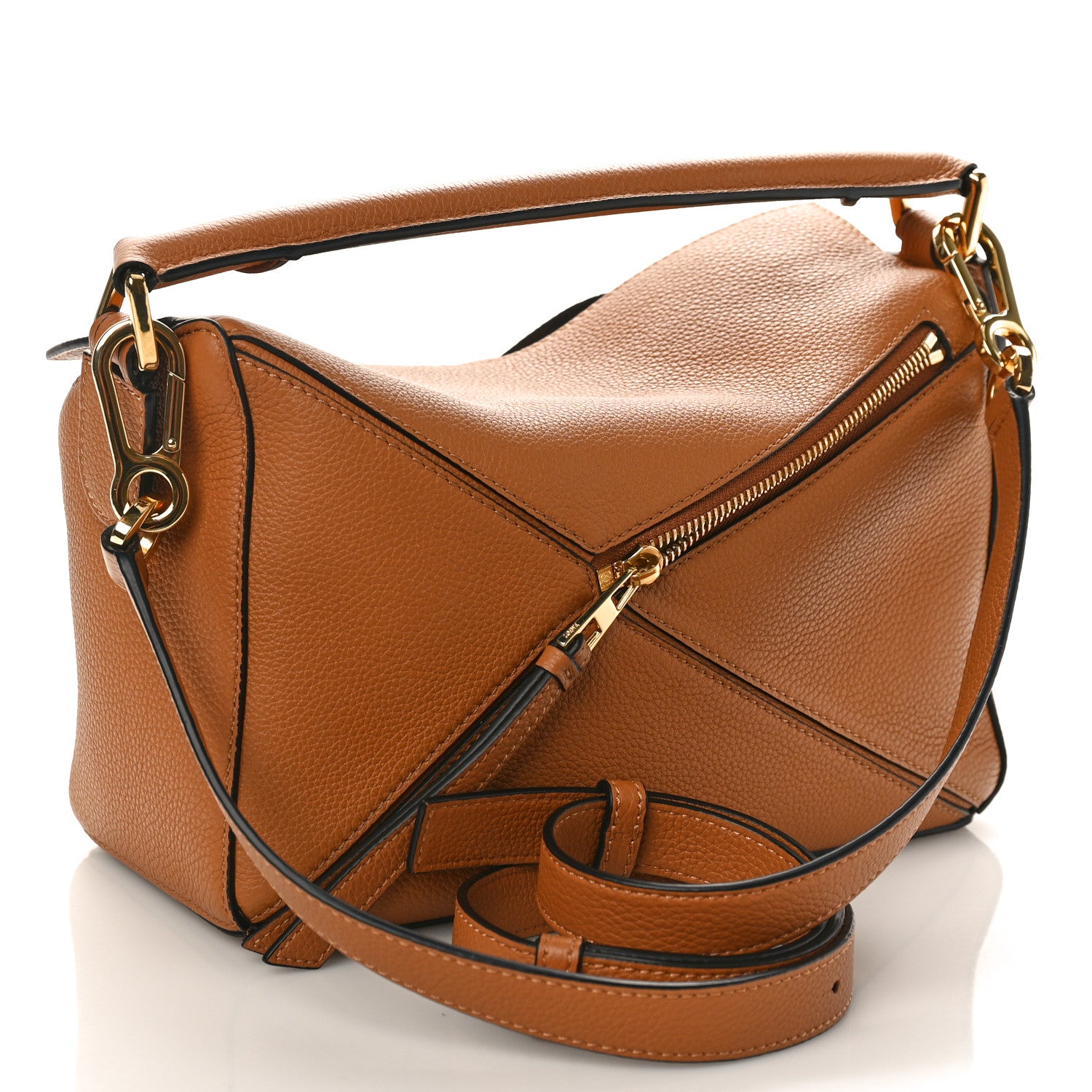 Loewe Calfskin Small Puzzle Bag Light Caramel 3 of 8