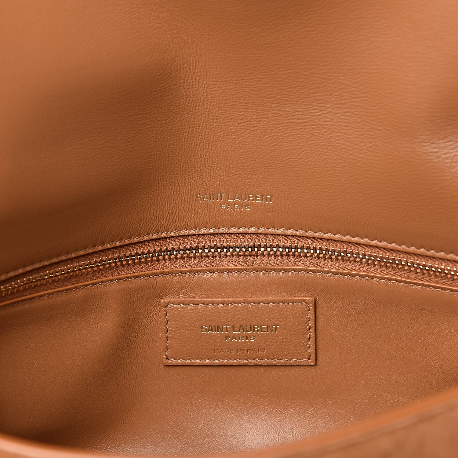 Saint Laurent Suede Monogram Tassel Kate 99 Cinnamon 6 of 9