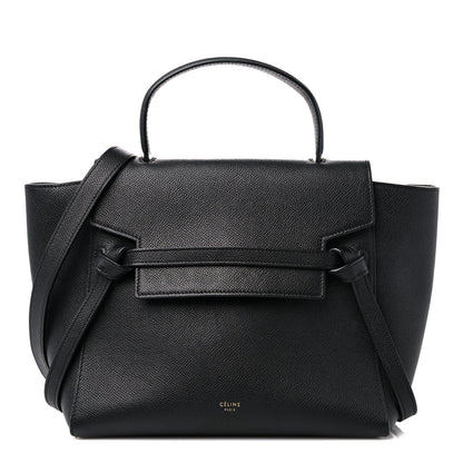 Celine Grained Calfskin Micro Belt Bag Black 1 of 11