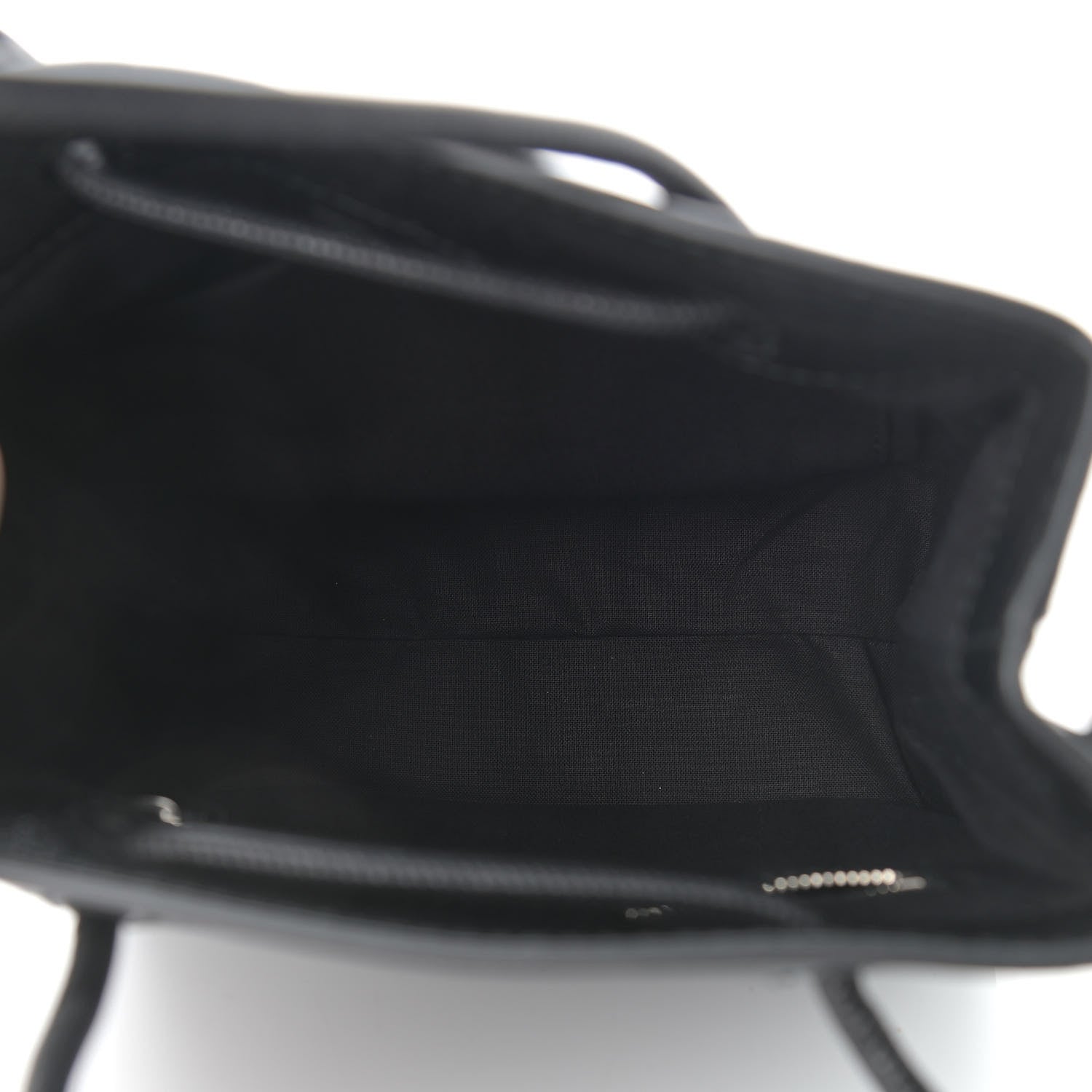 Balenciaga Calfskin Logo XXS Shopping Tote Black 5 of 9