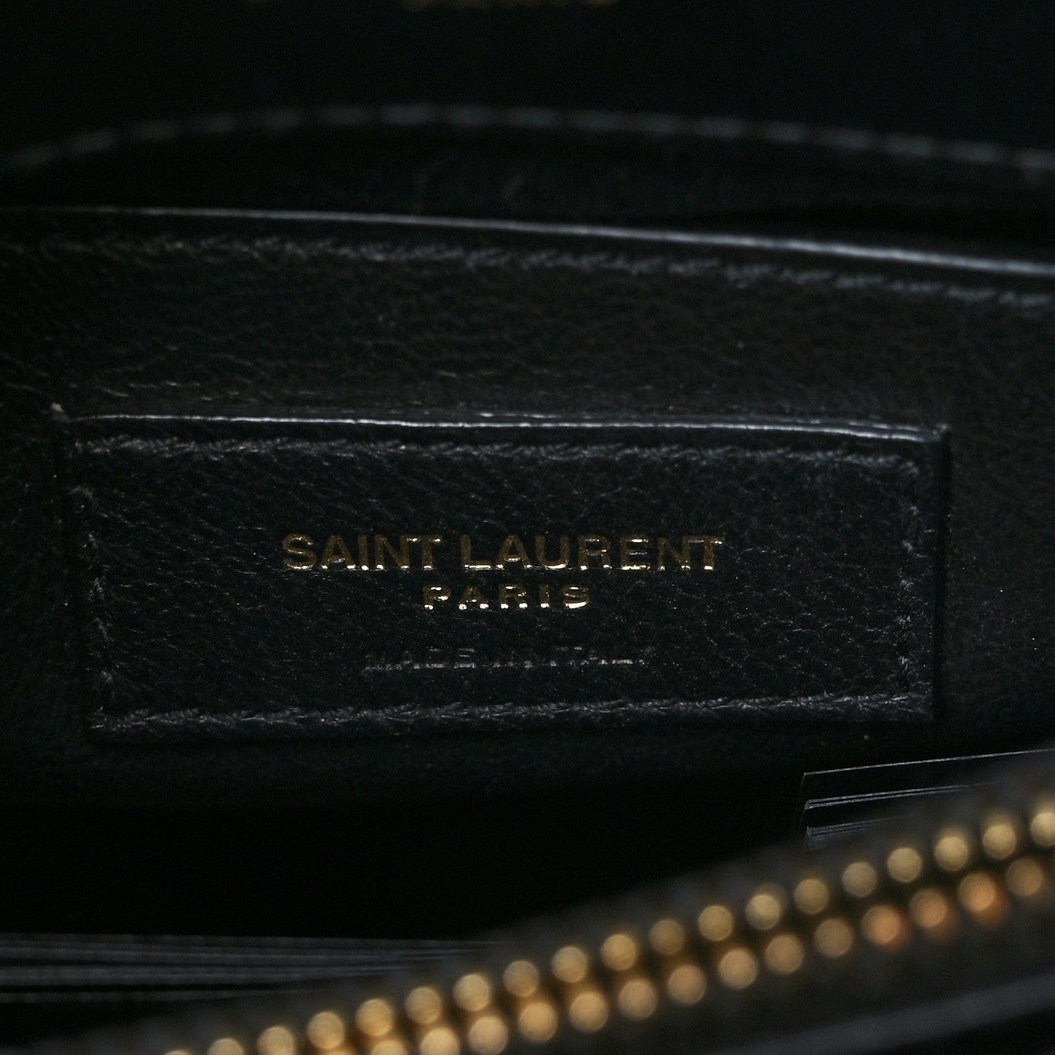 Saint Laurent Calfskin Y Quilted Monogram Small Loulou Chain Satchel Black 6 of 8