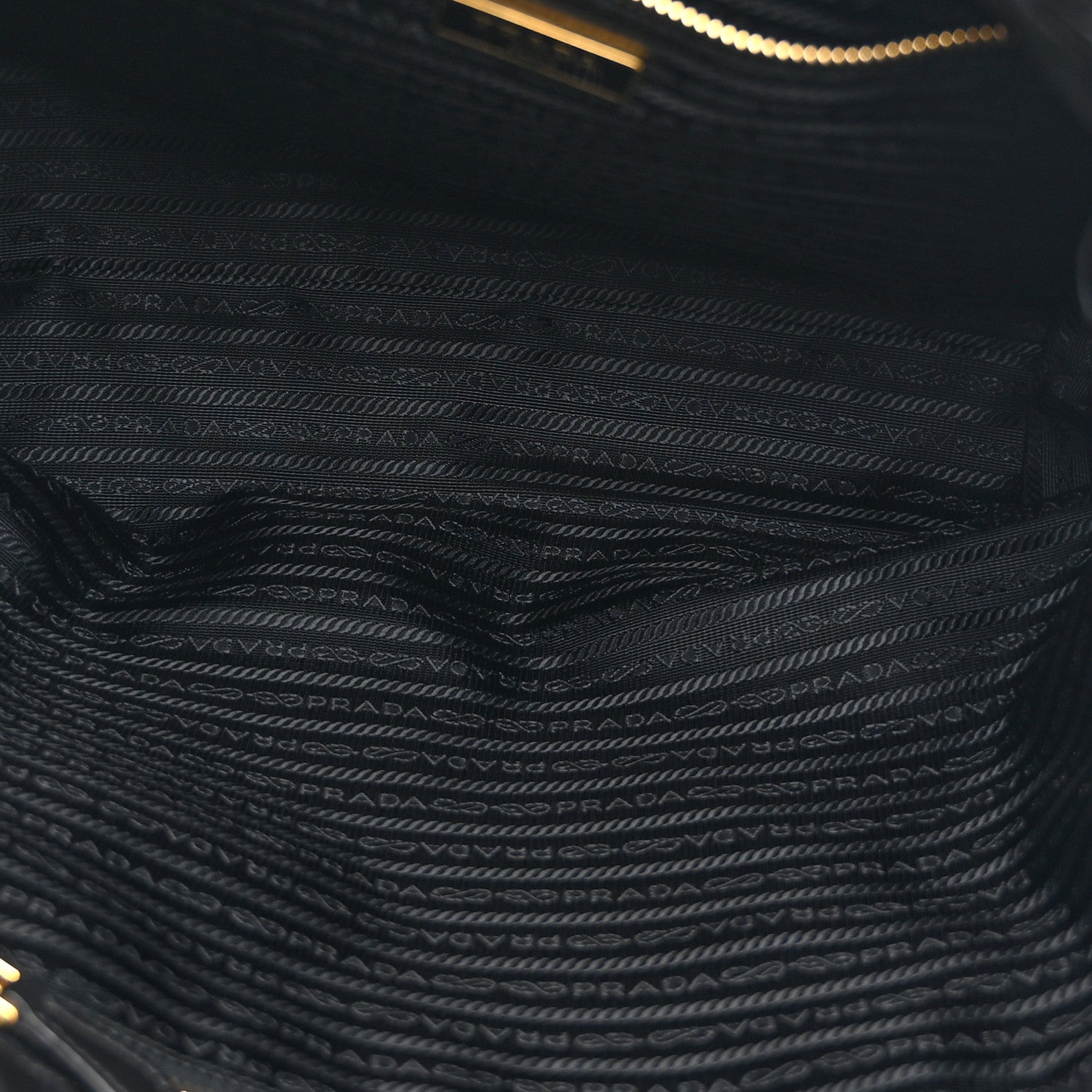 Prada Tessuto Nylon Shopping Tote Black 5 of 10