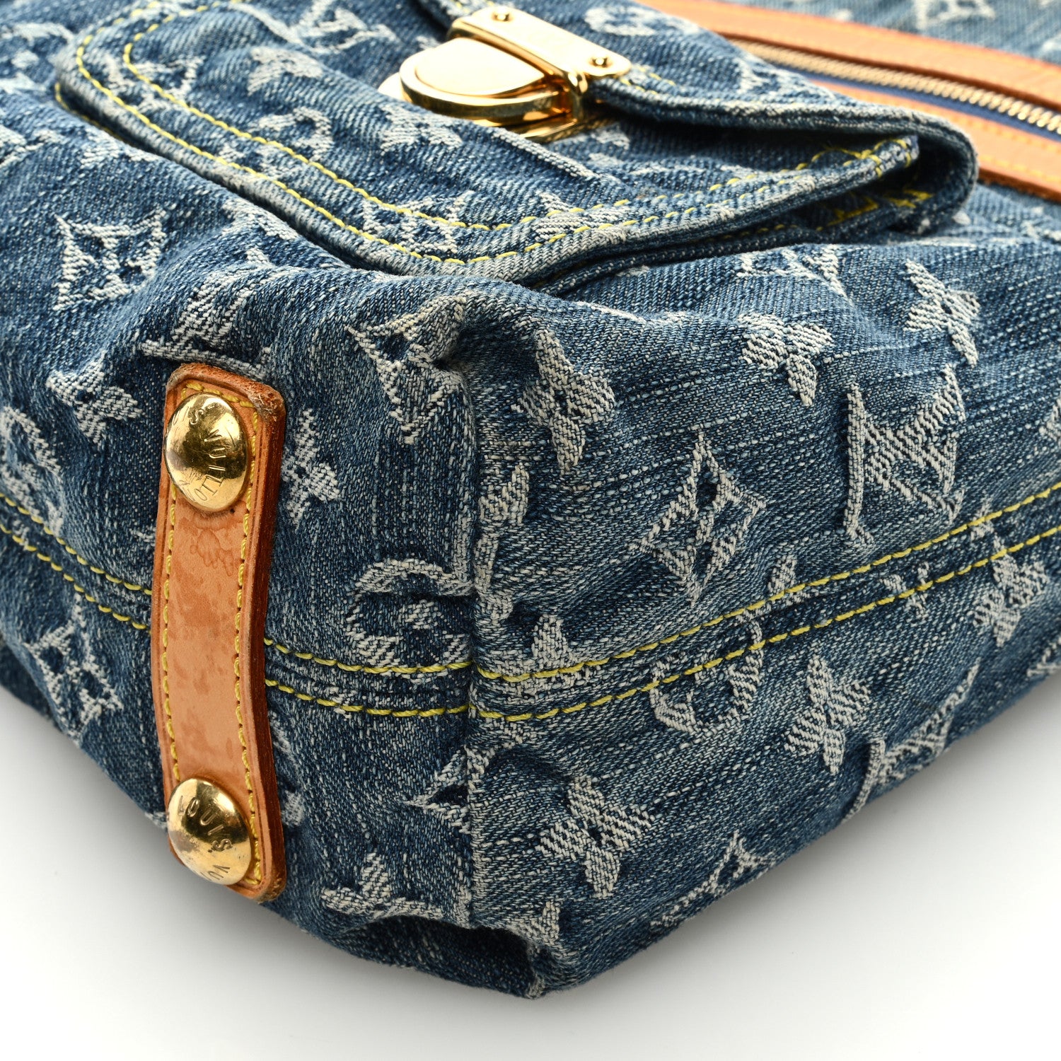 Louis Vuitton Denim Baggy GM Blue 8 of 10