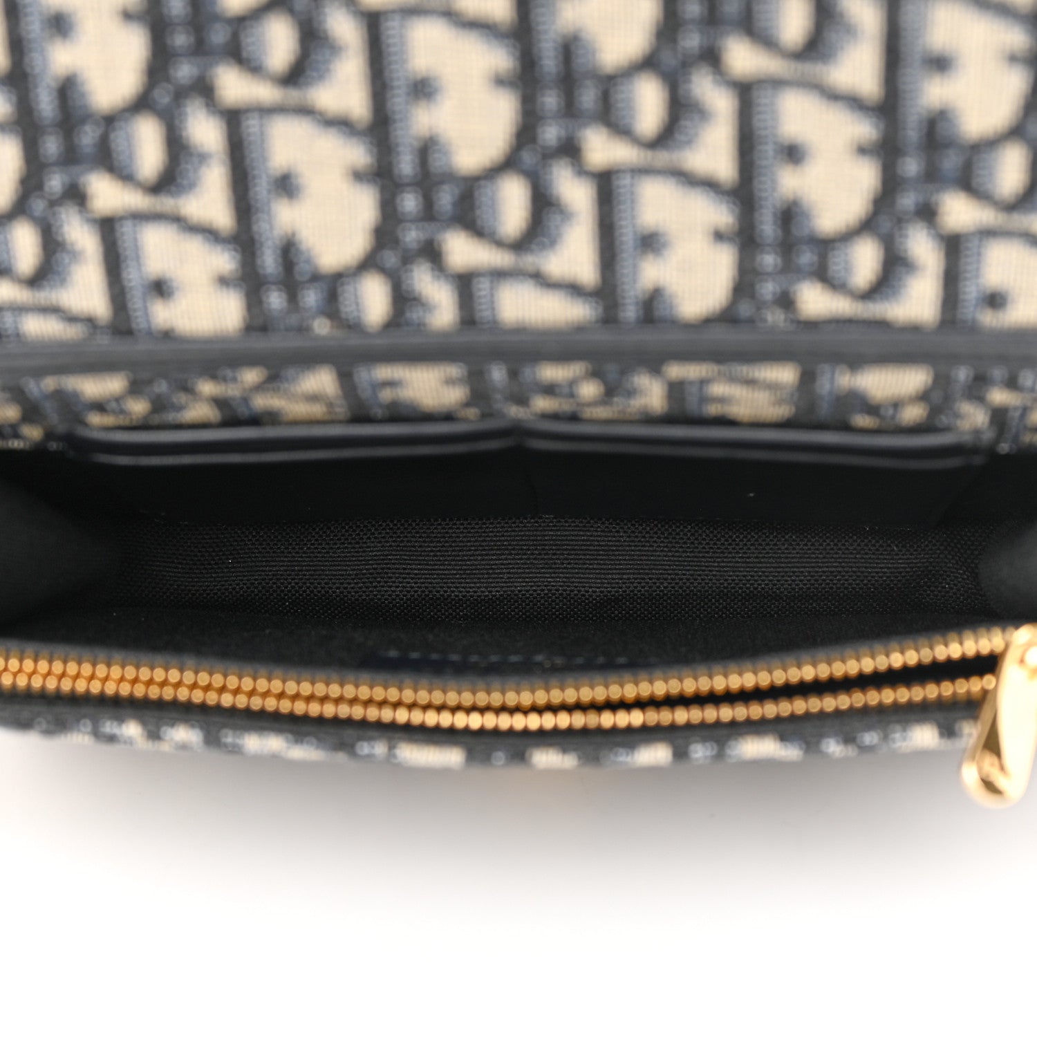 Christian Dior Oblique 30 Montaigne 2-In-1 Pouch Blue 5 of 13