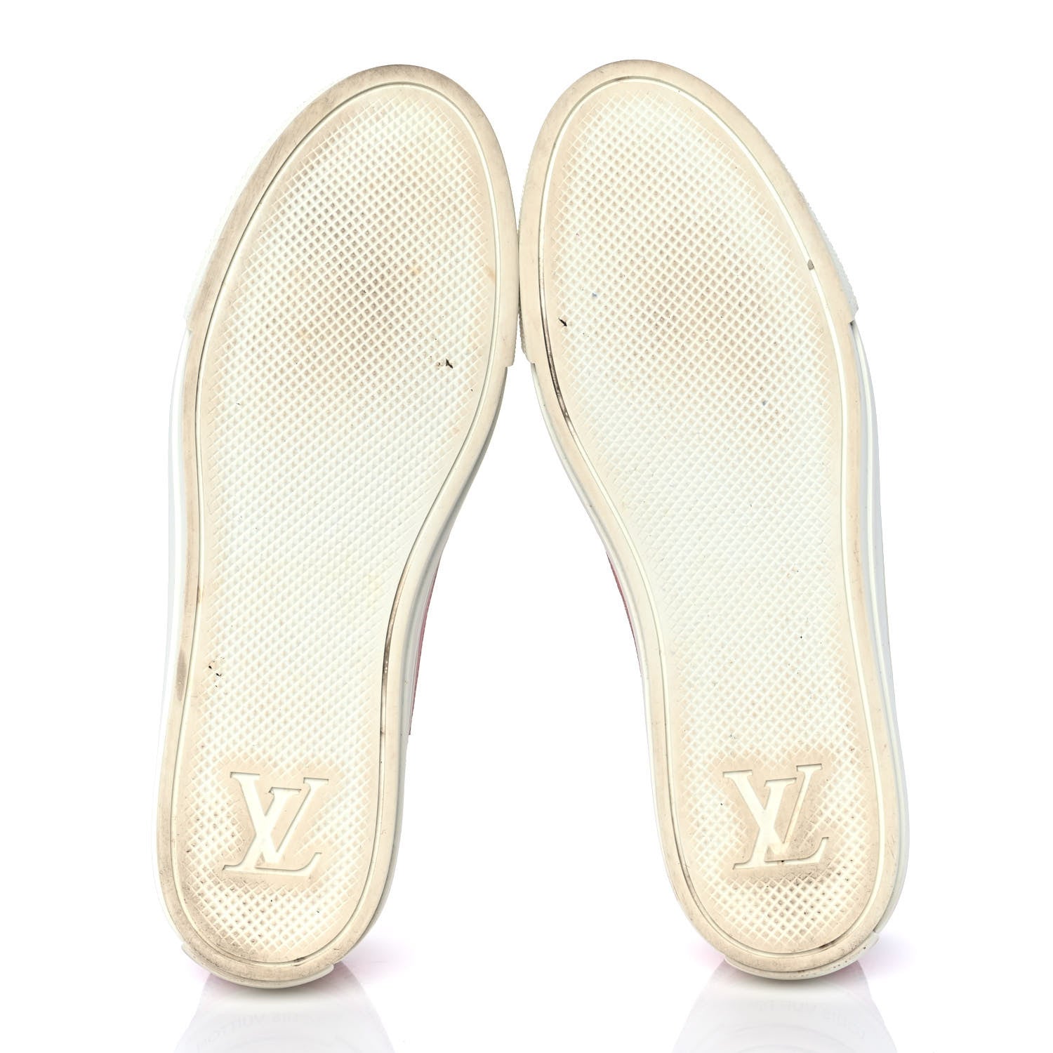 Louis Vuitton Damier Azur Stellar Sneakers 38 Rose Ballerine 5 of 9