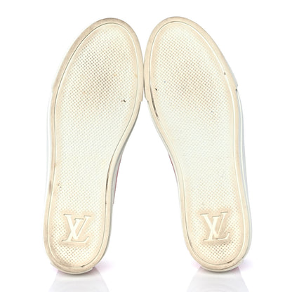 Louis Vuitton Damier Azur Stellar Sneakers 38 Rose Ballerine 5 of 9