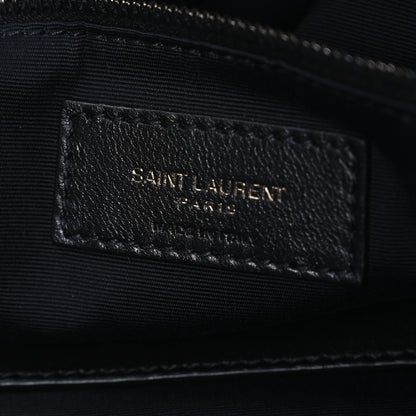 Saint Laurent Crinkled Calfskin Matelasse Monogram Large Niki Shopper Tote Black 6 of 11