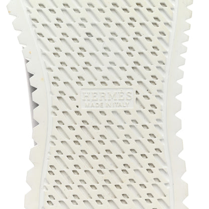 Hermes Metallic Calfskin Cross Sneakers 36.5 6 of 8