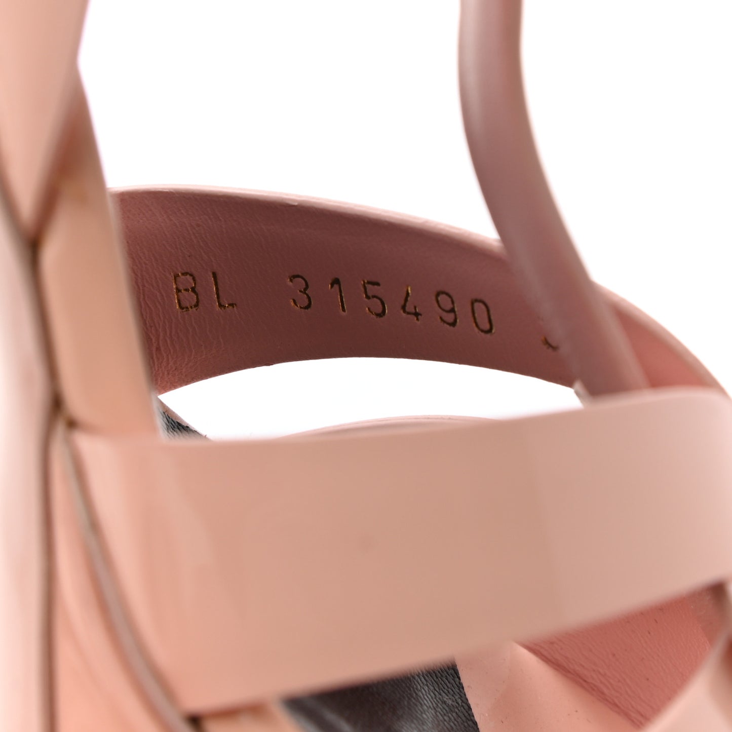 Patent Tribute 75 Platform Sandals 37 Pale Pink