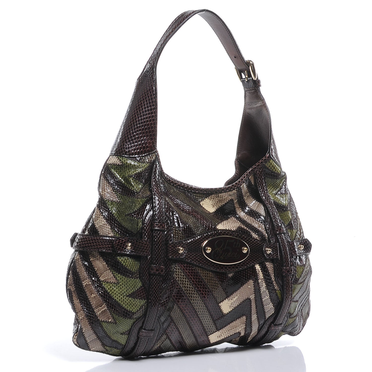 Gucci Python Patchwork 85th Anniversary Hobo 3 of 7