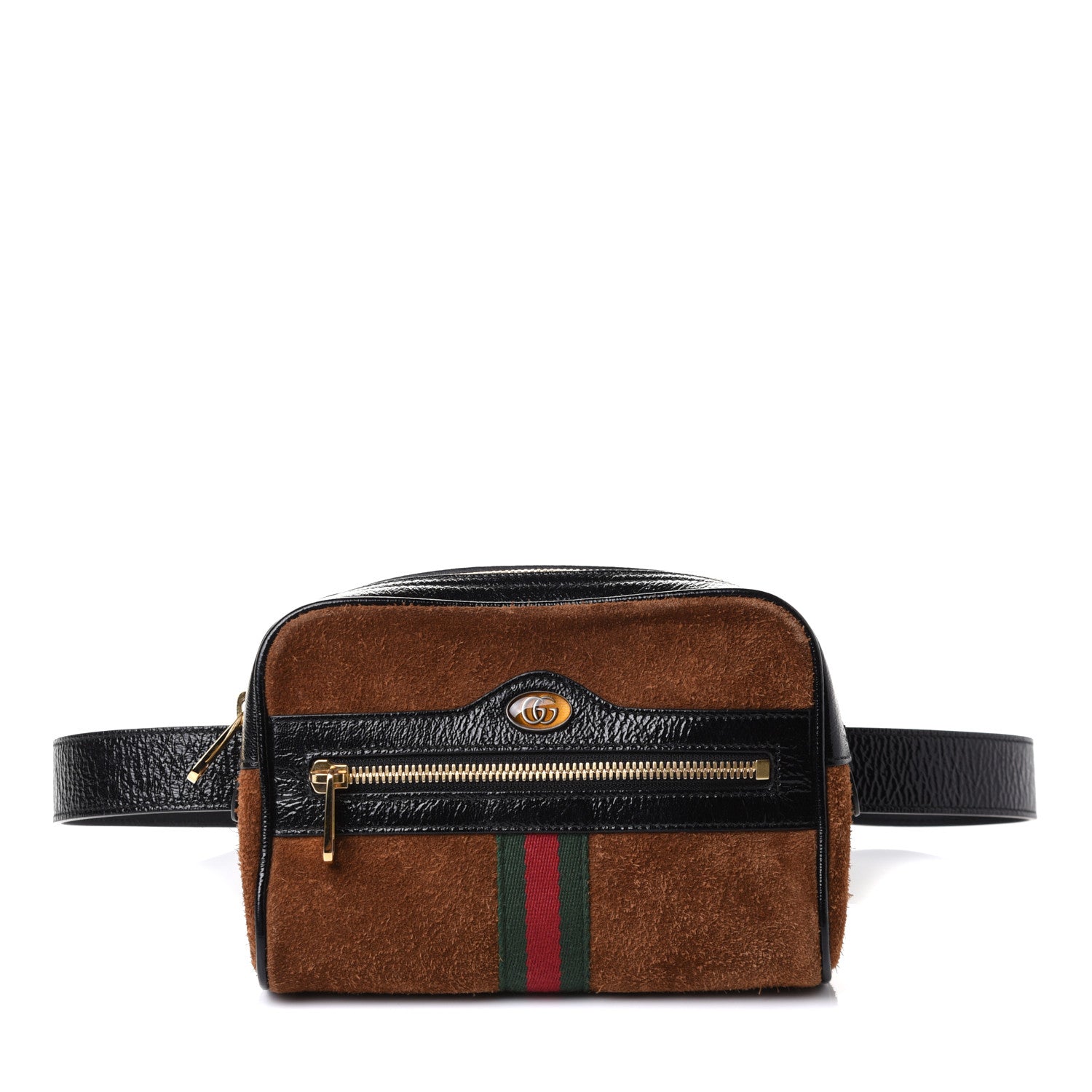 Gucci Suede Small Ophidia Belt Bag 75 30 Brown 1 of 12