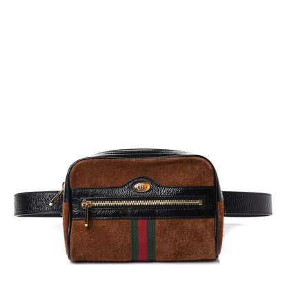 Gucci Suede Small Ophidia Belt Bag 75 30 Brown 1 of 12
