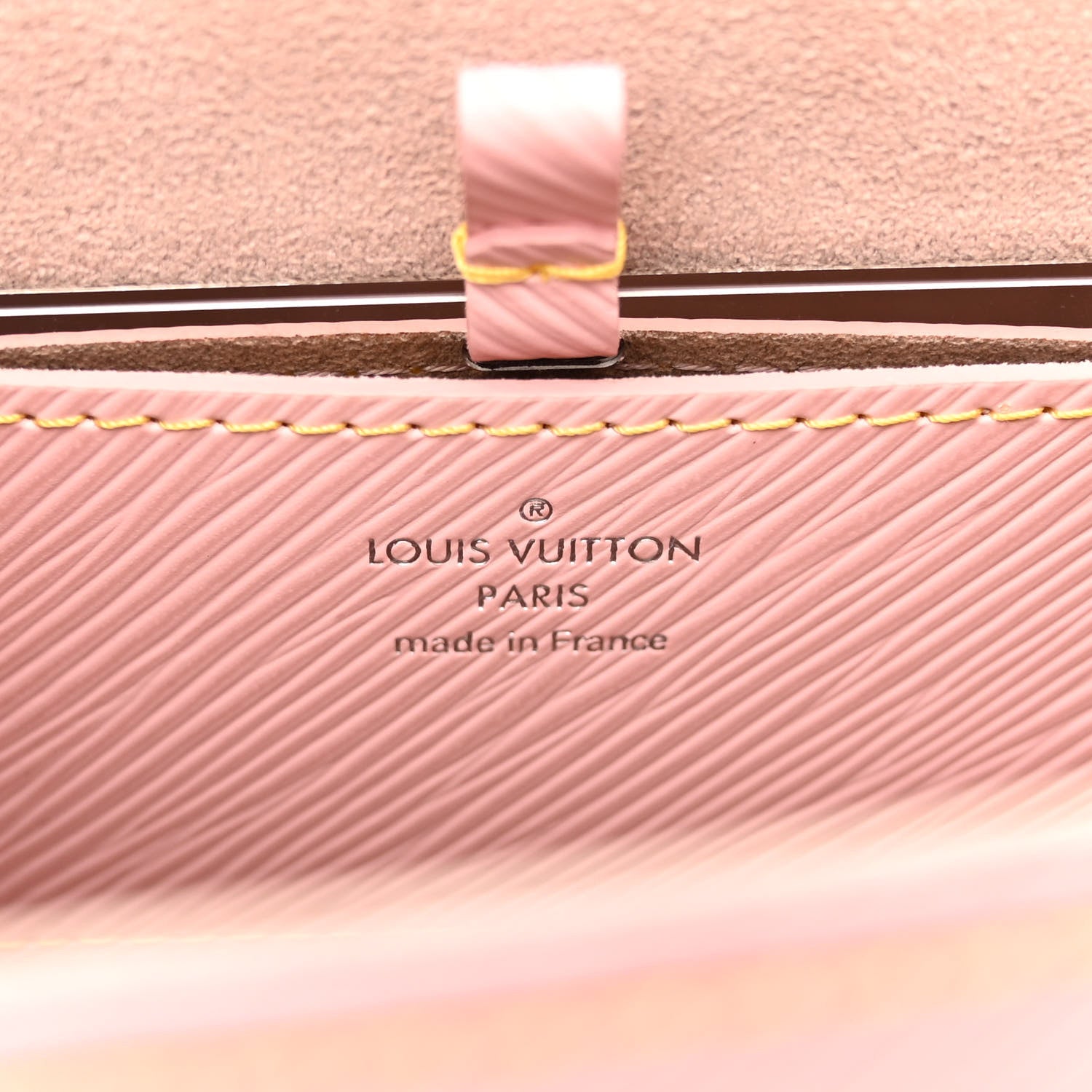 Louis Vuitton Epi Mechanical Flowers Twist Shoulder Bag MM Rose Ballerine 5 of 9