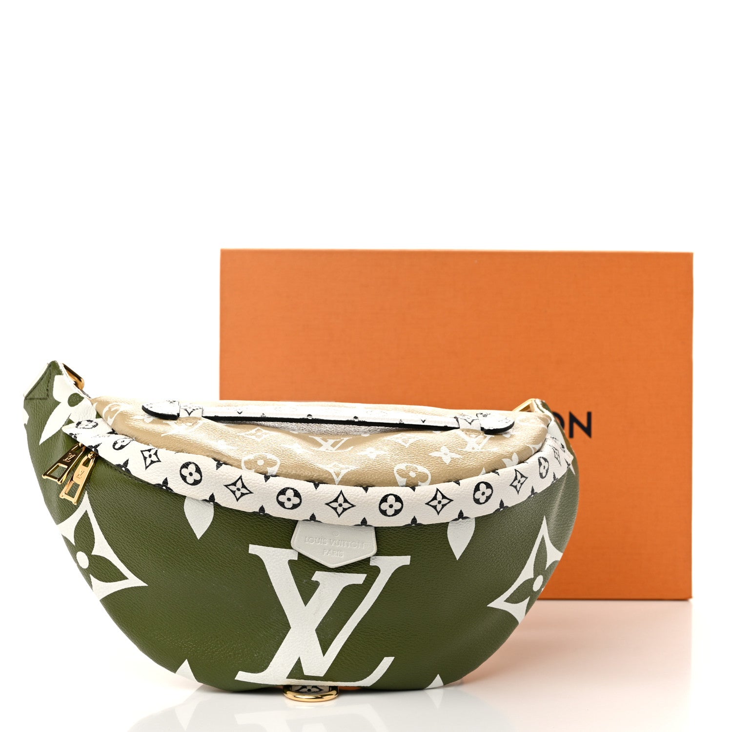 Louis Vuitton Monogram Giant Bumbag Kaki Beige 11 of 11
