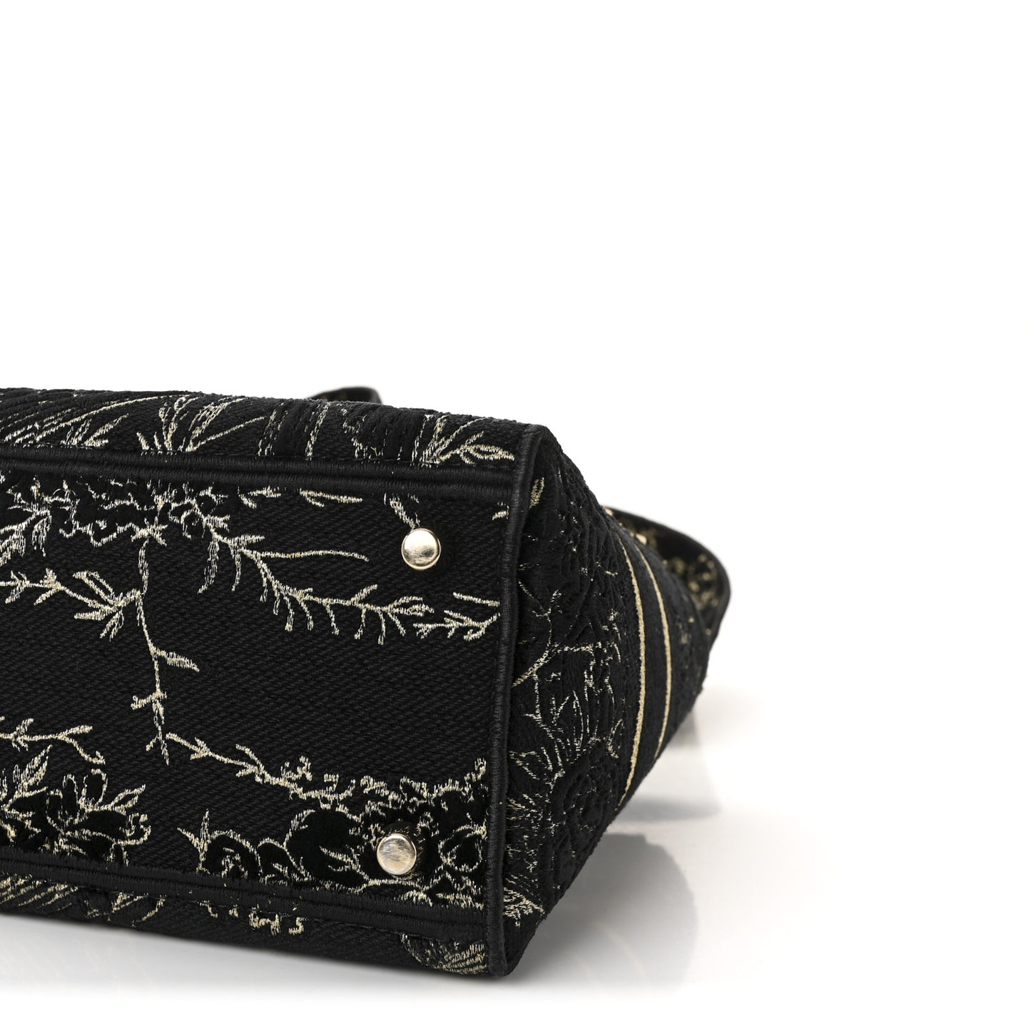 Toile de Jouy Embroidered Medium Lady D-Lite Black