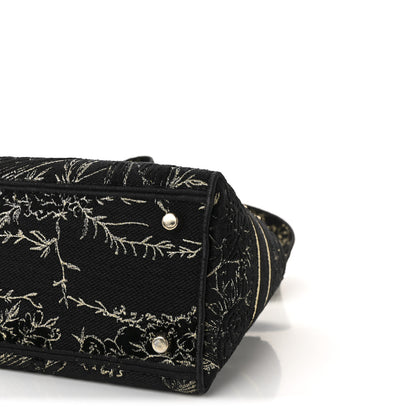 Christian Dior Toile de Jouy Embroidered Medium Lady D-Lite Black 9 of 9