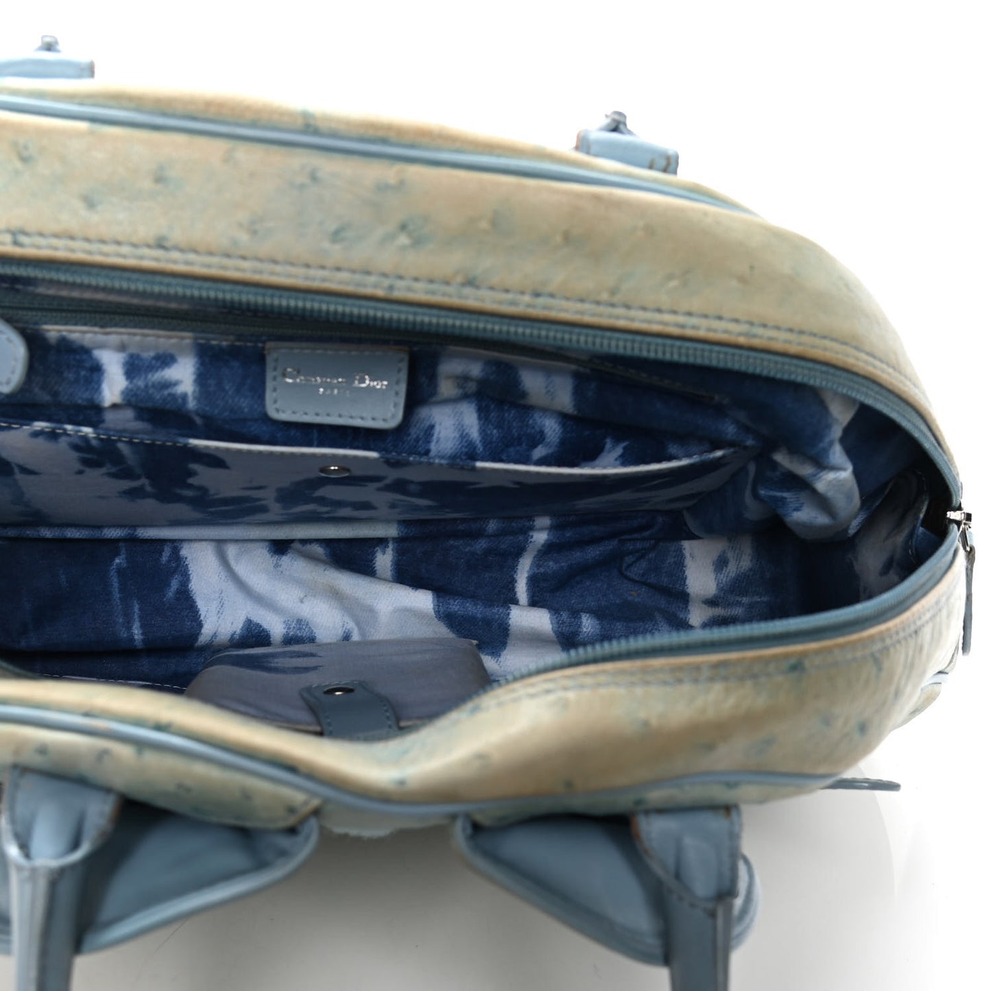 Ostrich Saddle Bowler Blue