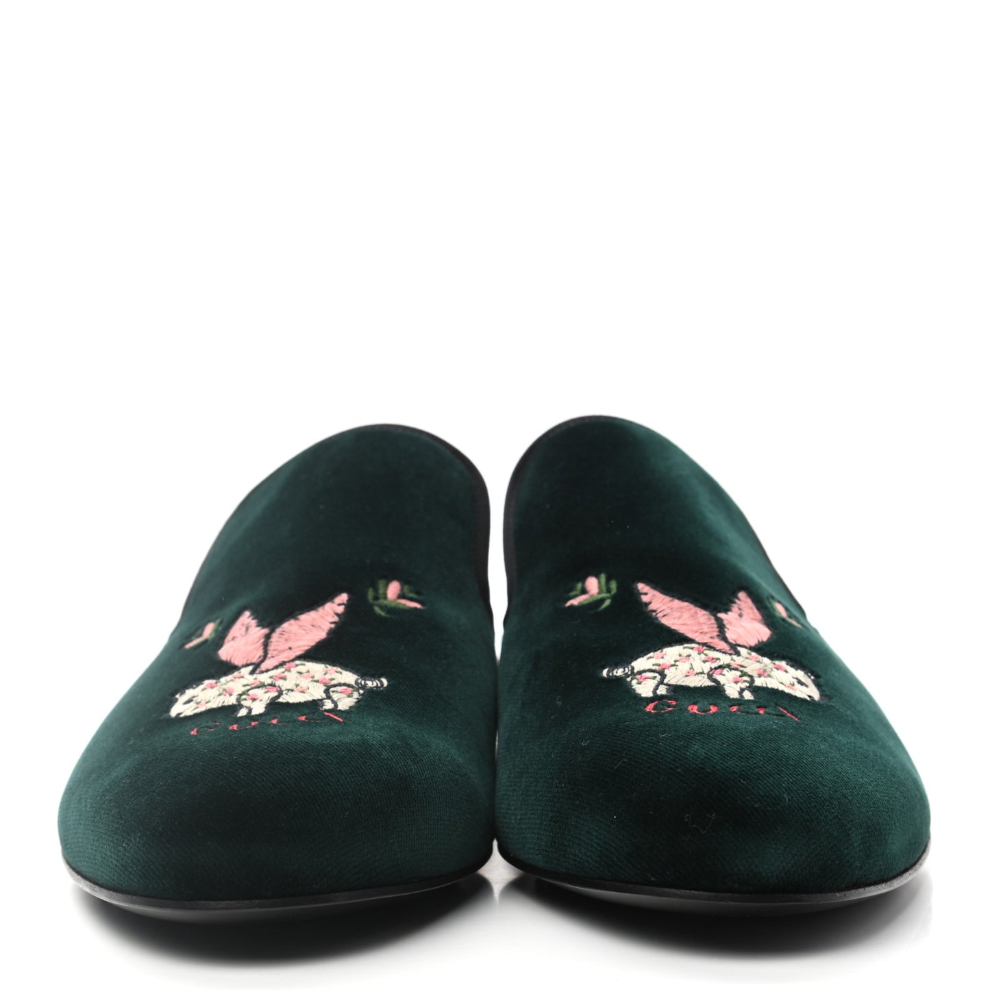 Velvet Mens Mules 9 Verde Black