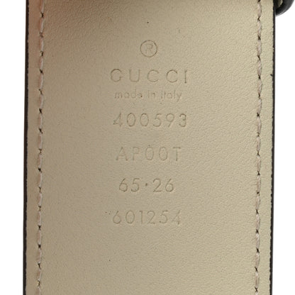 Gucci Calfskin Double G 40mm Belt 65 26 Mystic White 3 of 3
