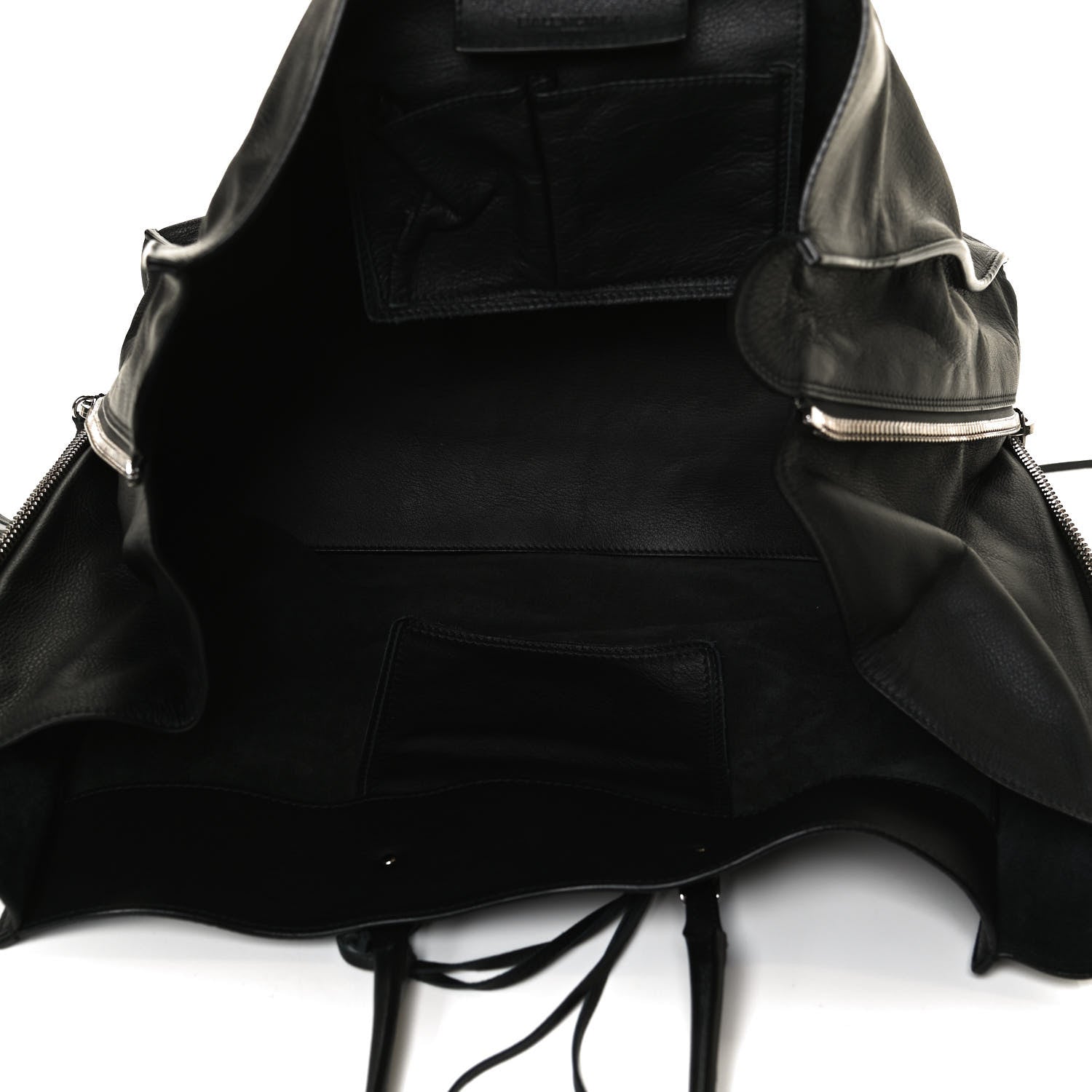 Balenciaga Supple Calfskin Papier A4 Zip Around Tote Black 5 of 14