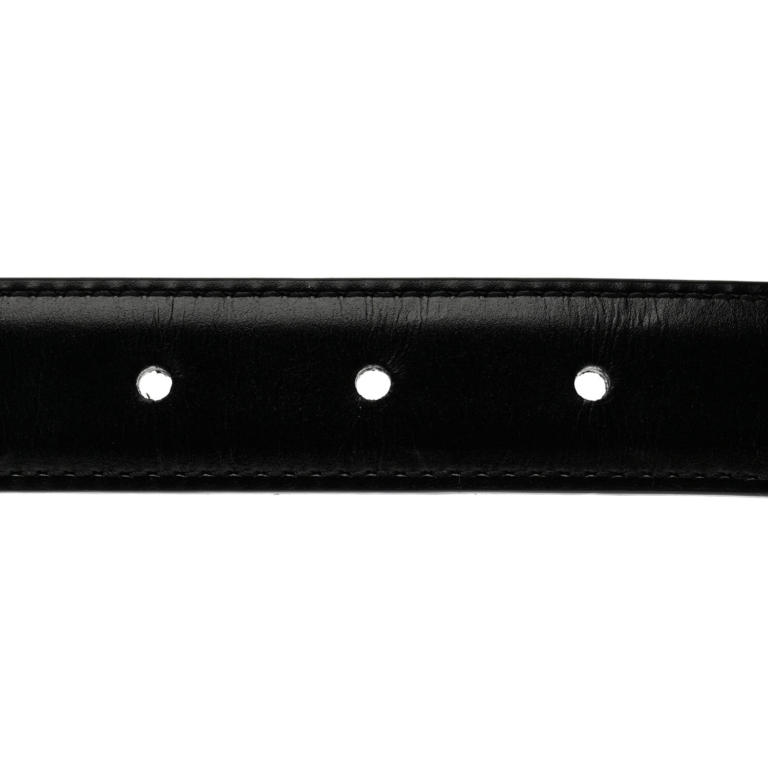 Celine Box Calfskin Medium 25mm Triomphe Belt 85 34 Black 5 of 7
