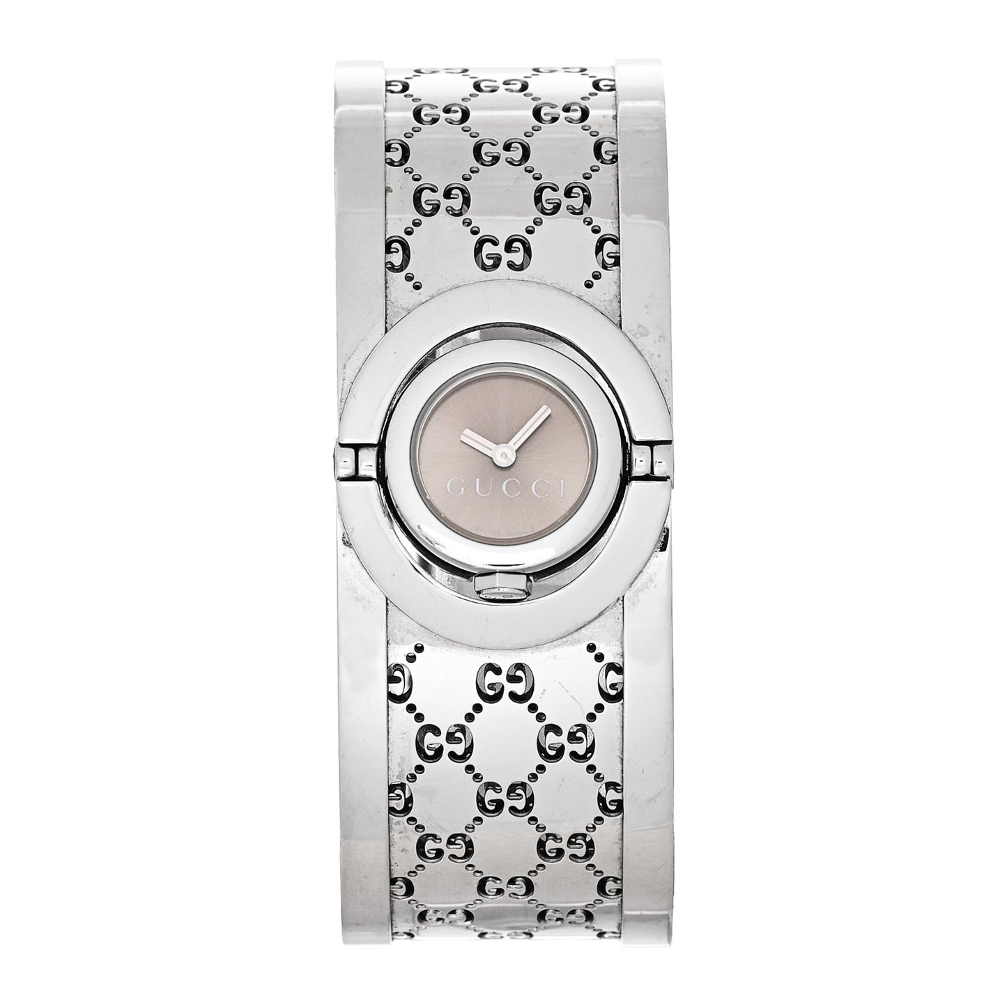 Stainless Steel 23mm Twirl Quartz Watch Brown