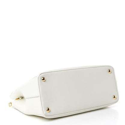 Prada Saffiano Lux Large Galleria Double Zip Tote White 5 of 12