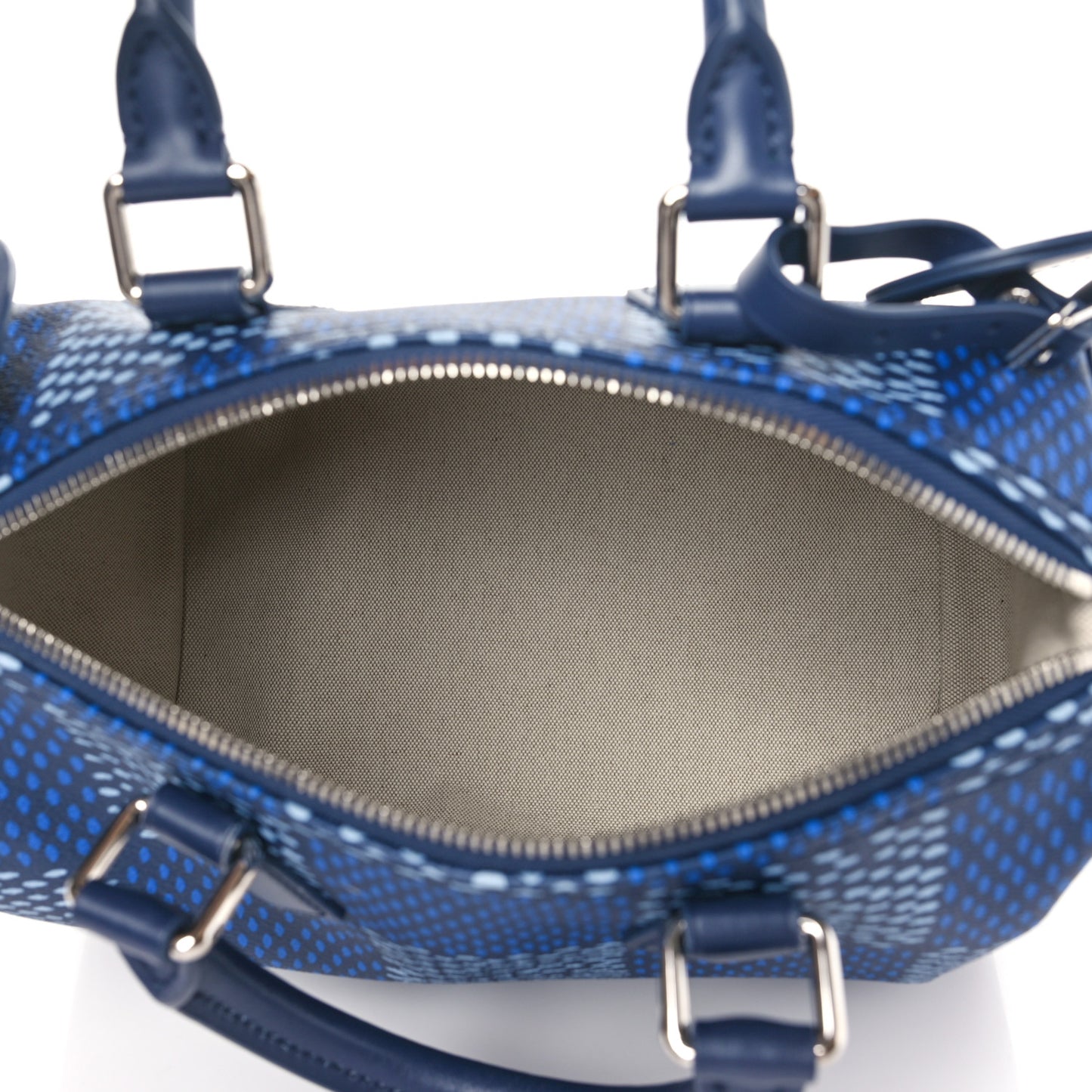 Damier Heritage Speedy Bandouliere 25 Blue