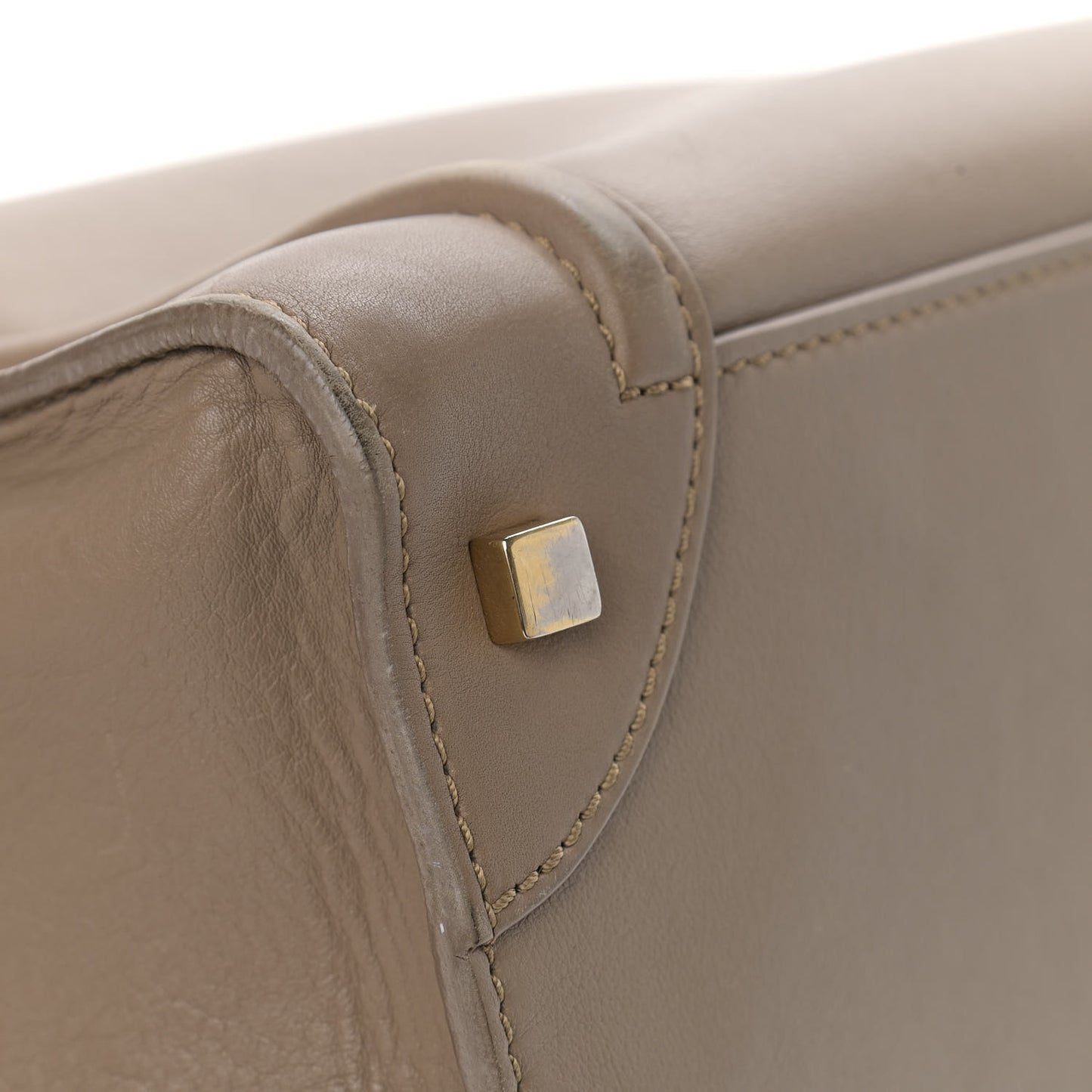 Smooth Calfskin Mini Luggage Camel